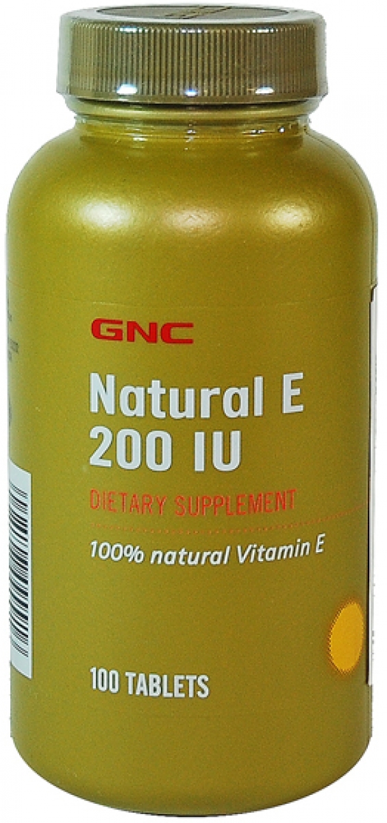 GNC Vitamin E 200 Natural Tablet 59,96 TL'ye Sipariş