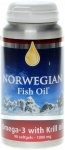 Norwegian Fish Oil Omega 3 & Krill Oil (Yksek Konsantre Krill Ya)